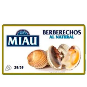 Berberechos al natural MIAU